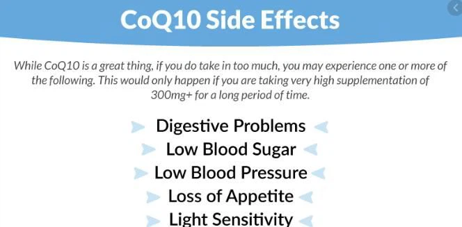Coenzyme q10 side effects